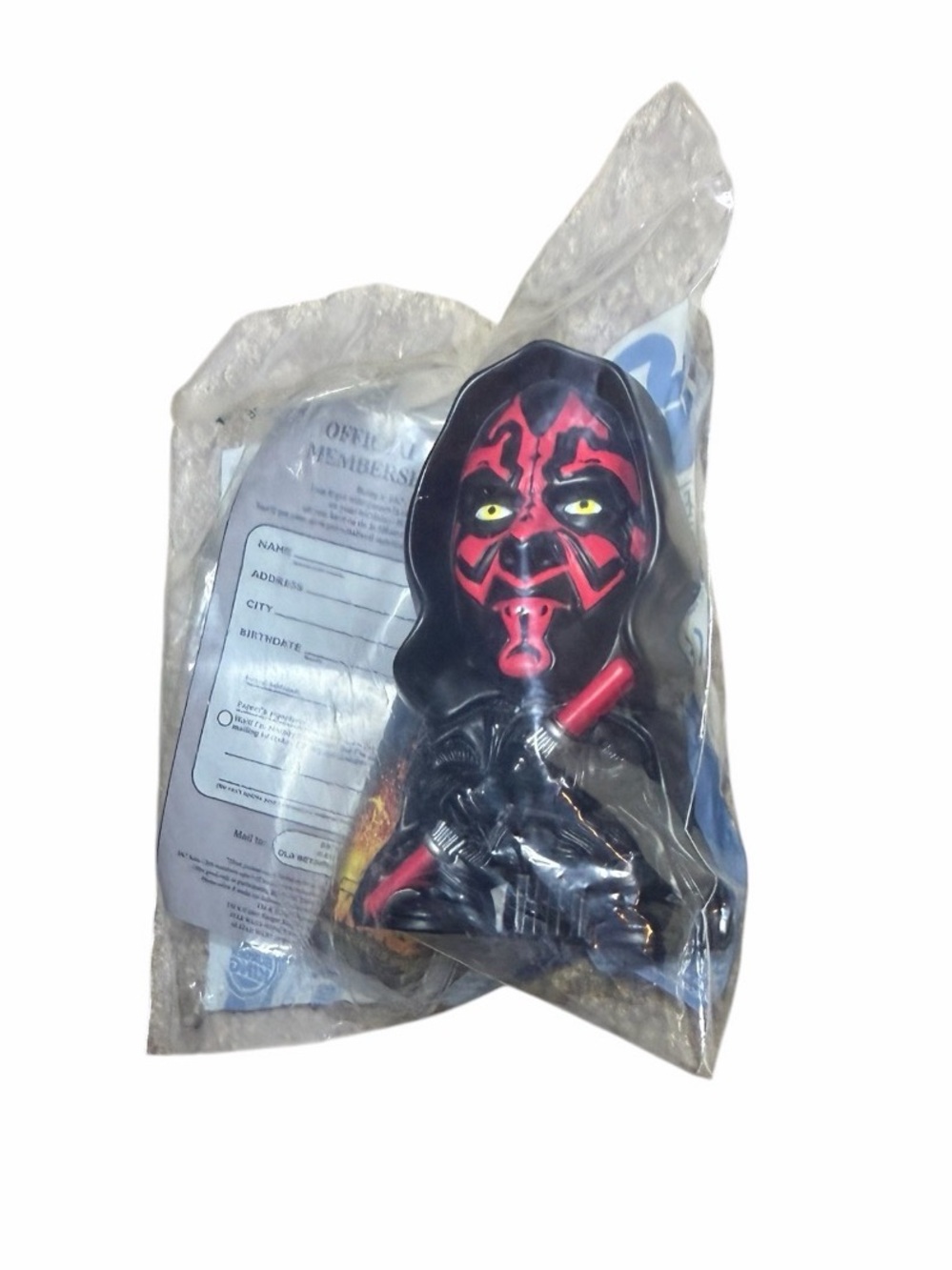 2005 Burger King Star Wars Darth Maul toy